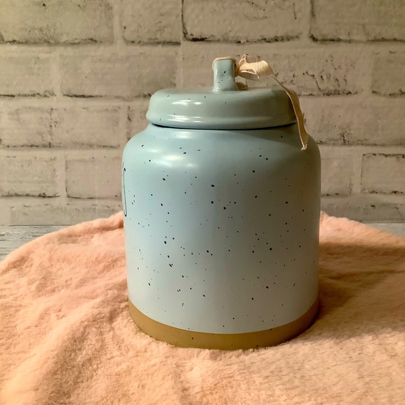 Rae Dunn Ceramic Robin’s Eggs Easter Canister - Picture 2 of 5